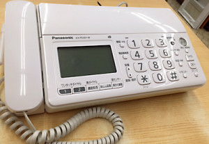 Panasonic　FAX電話機　KX-PD301-W　2013年式